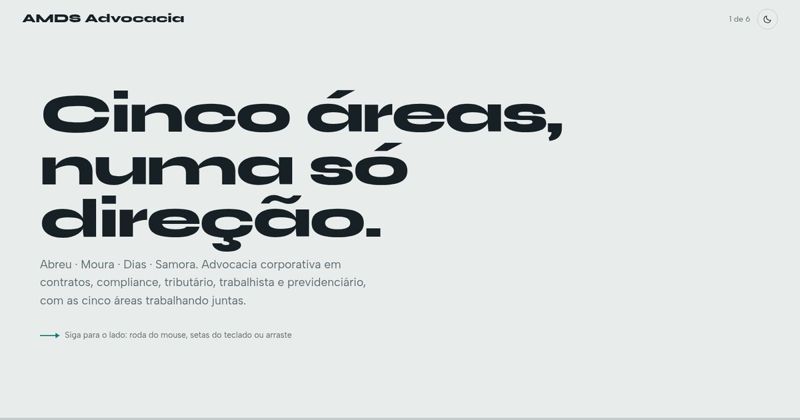 Primeira tela da proposta Palco