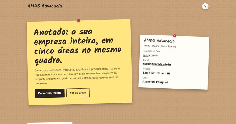 Primeira tela da proposta Noturno