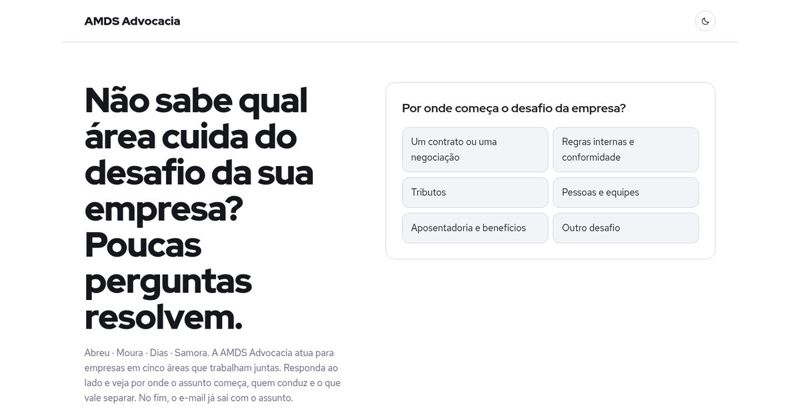 Primeira tela da proposta Planta